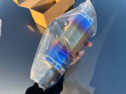 Silencioso de Moto Akrapovic Style (Efecto Camaleón)