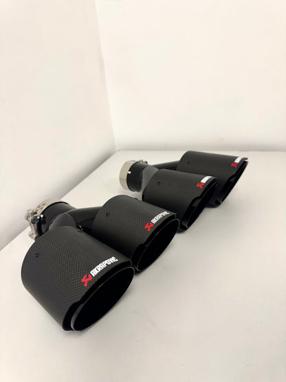 Colas de escape doble carbono Akrapovič