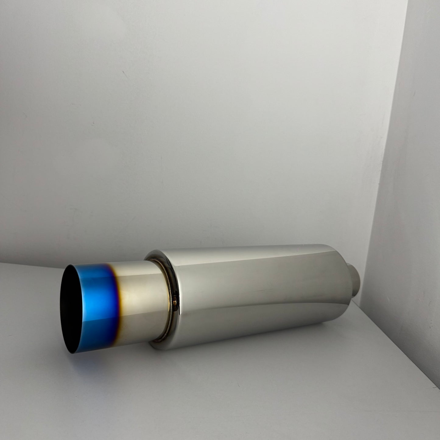 EscapeX Titanium Blue Flame – Silenciador Deportivo Universal